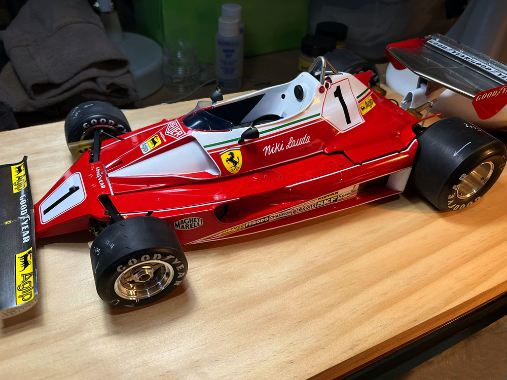1/12scale 312T2 '76 built by Tony Lyne