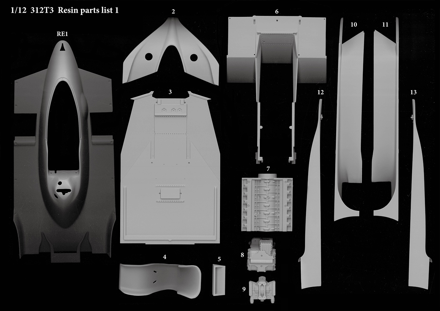 1/12scale Fulldetail Kit : 312T3