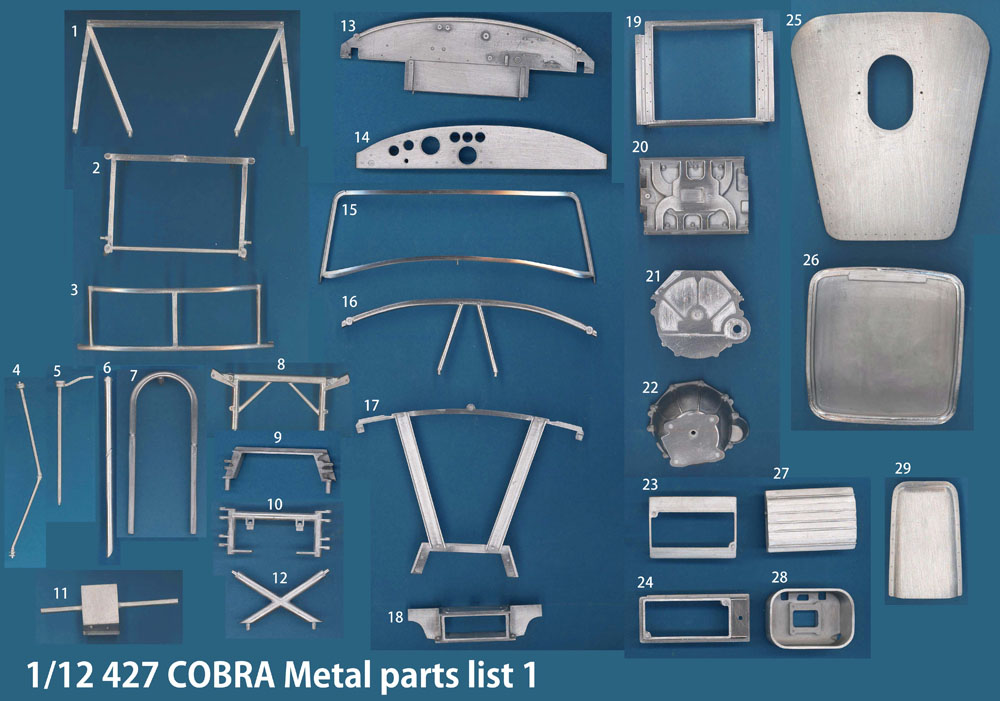 1/12scale Fulldetail Kit : Cobra 427