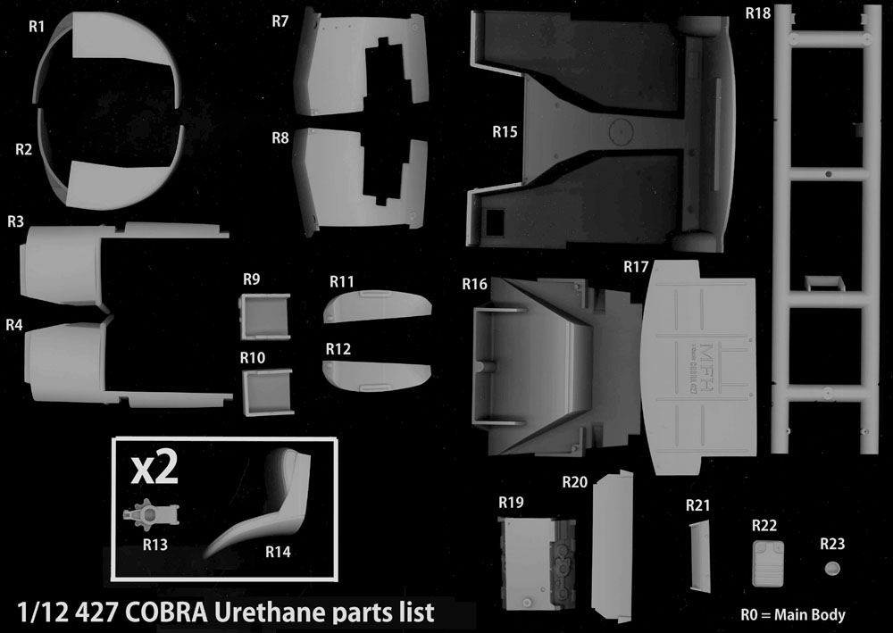 1/12scale Fulldetail Kit : Cobra 427
