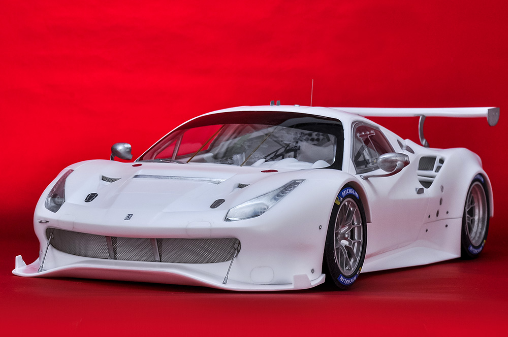 TOPART 1:6 Ferrari 488GTB Engine • DiecastSociety.com