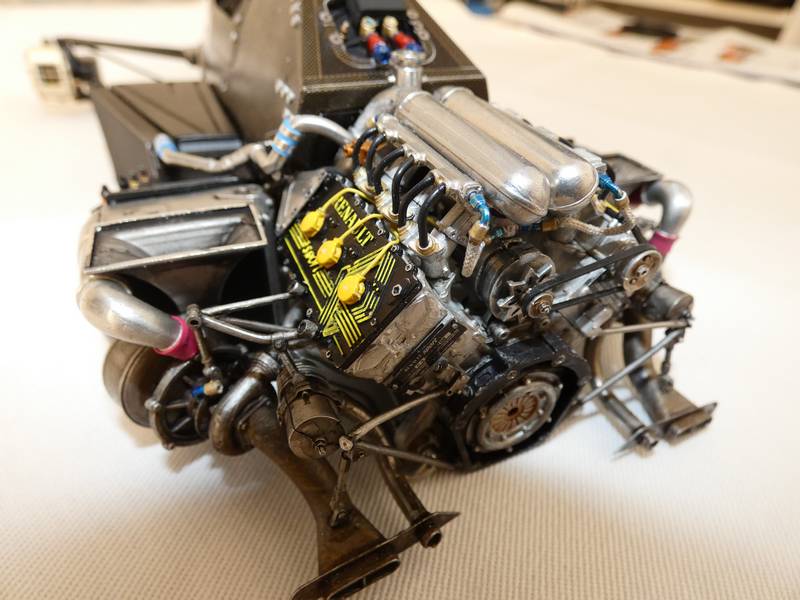 1/12scale Engine Kit Series : LOTUS TYPE 97T Engine