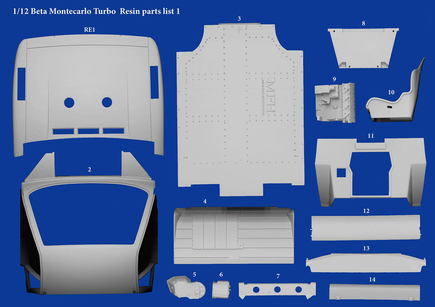 1/12scale Fulldetail Kit : Beta Montecarlo Turbo