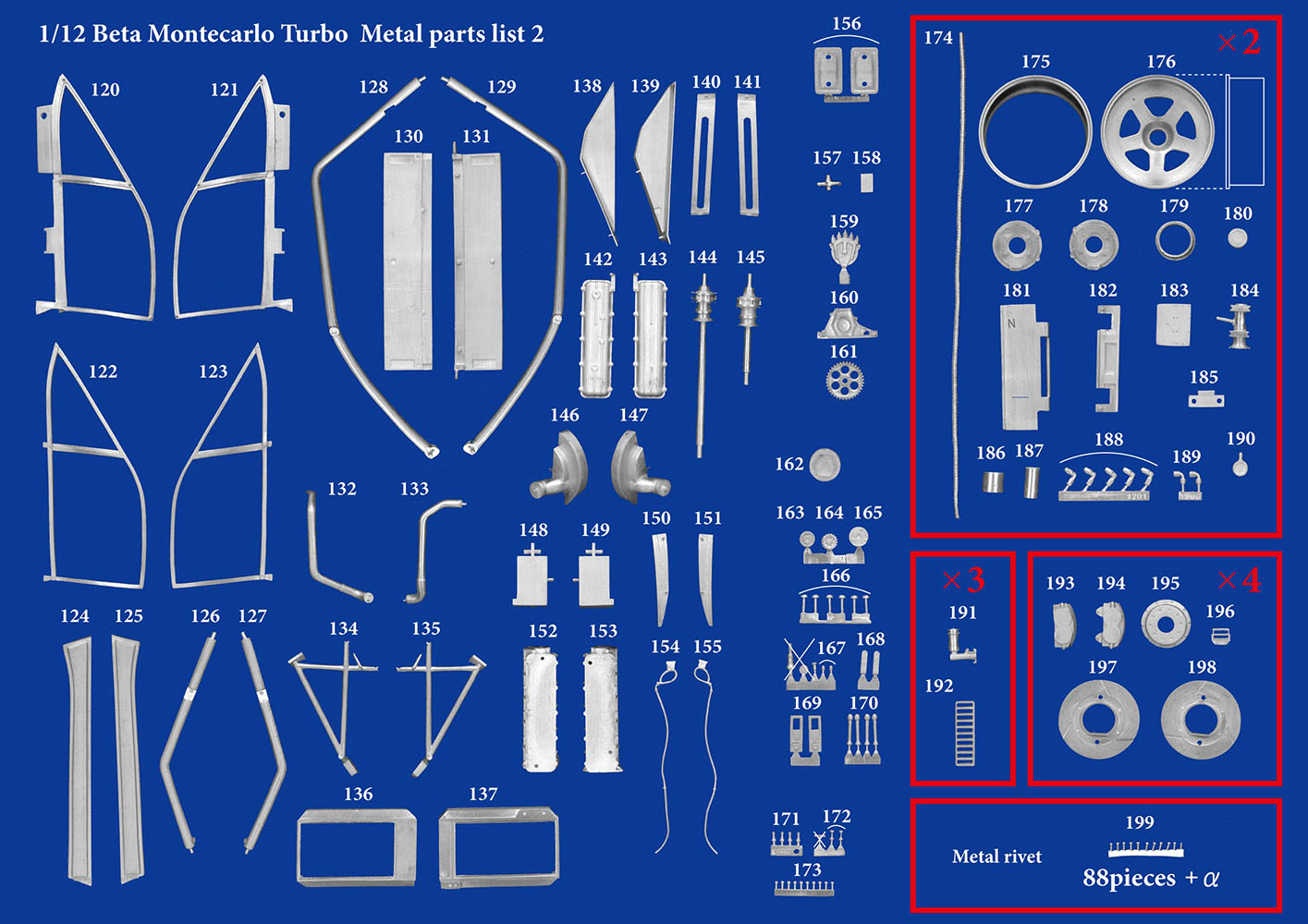 1/12scale Fulldetail Kit : Beta Montecarlo Turbo