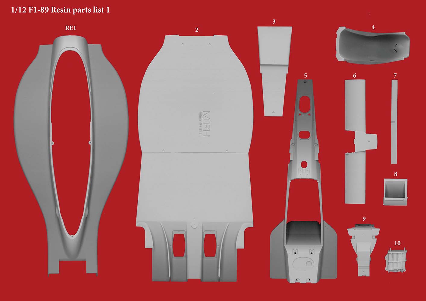 1/12scale Fulldetail Kit : F1-89 (640)