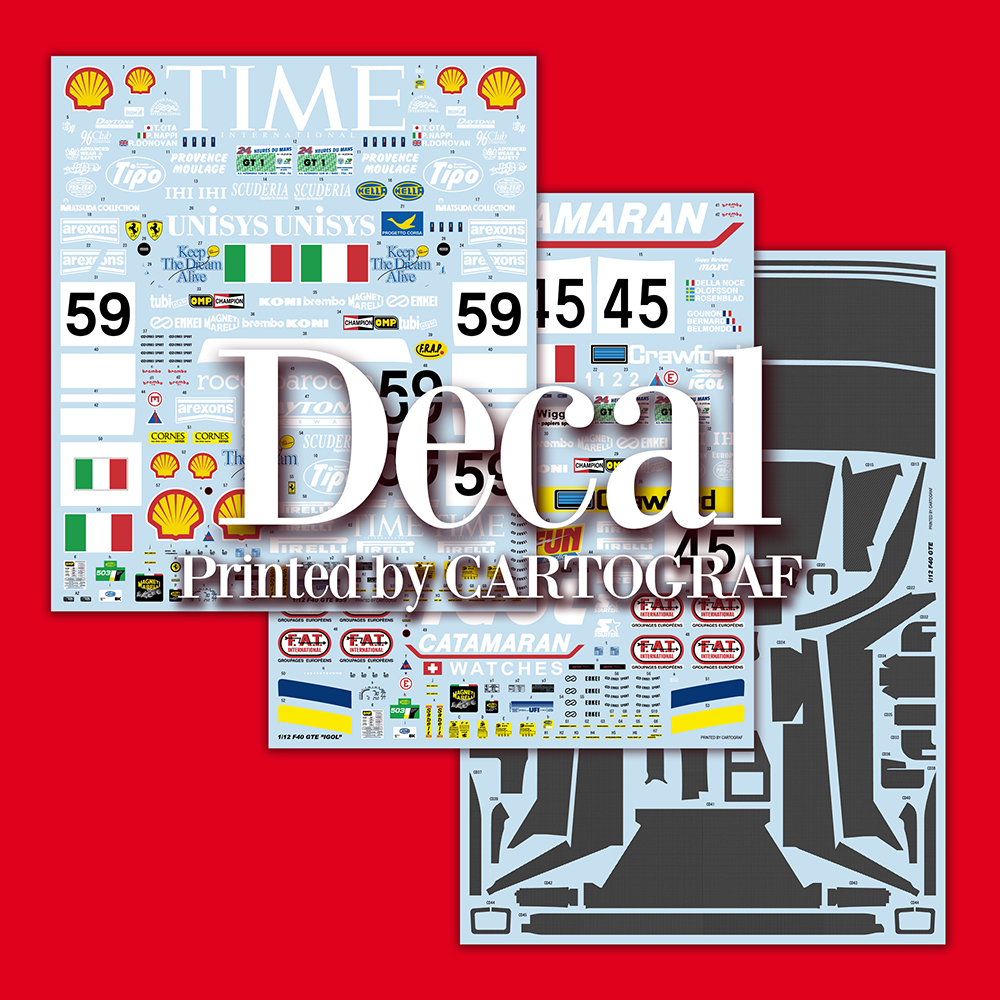 1/12scale Fulldetail Kit : F40 GTE