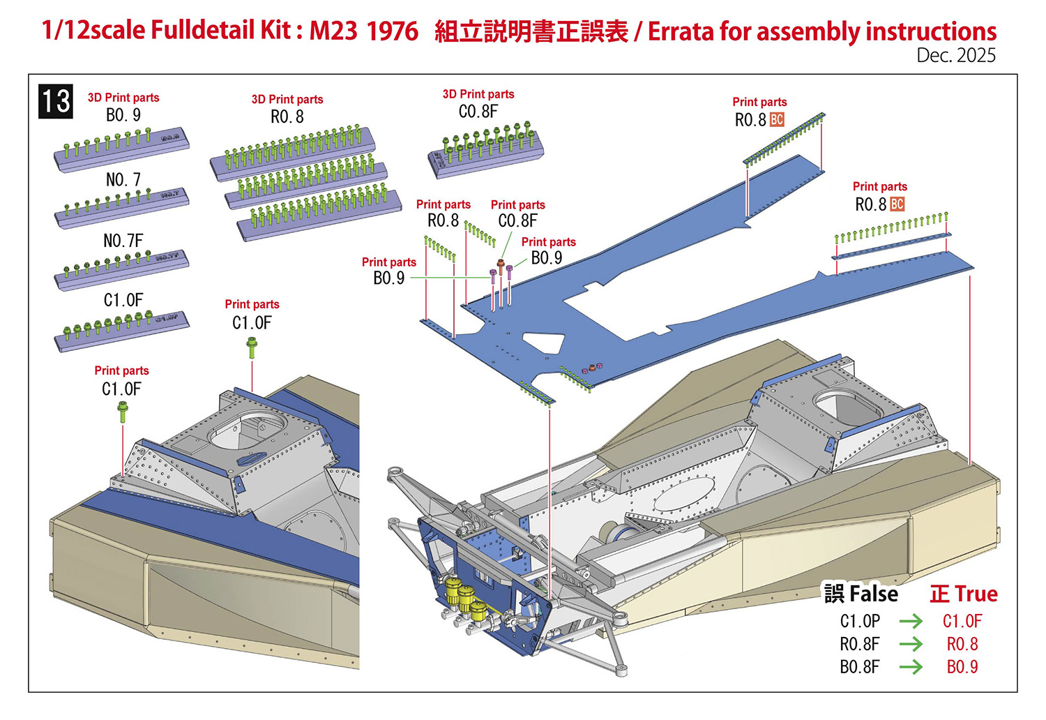 1/12scale Fulldetail Kit : McLaren M23 [1976]