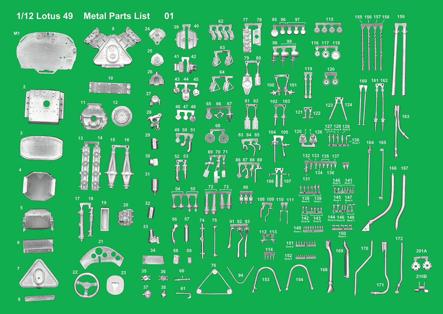 1/12scale Fulldetail Kit : LOTUS Type49