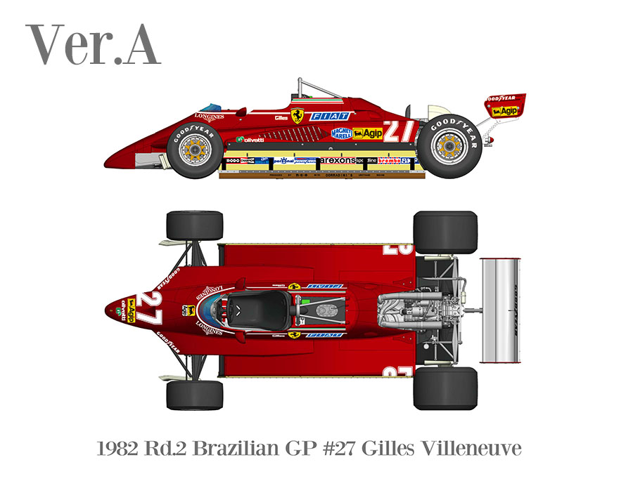 1/12 MFH フェラーリ 126C2 USA GP (ロングビーチ)｜模型/プラモデル