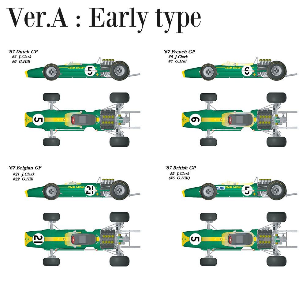 1/43scale Multi-Material Kit : LOTUS Type49