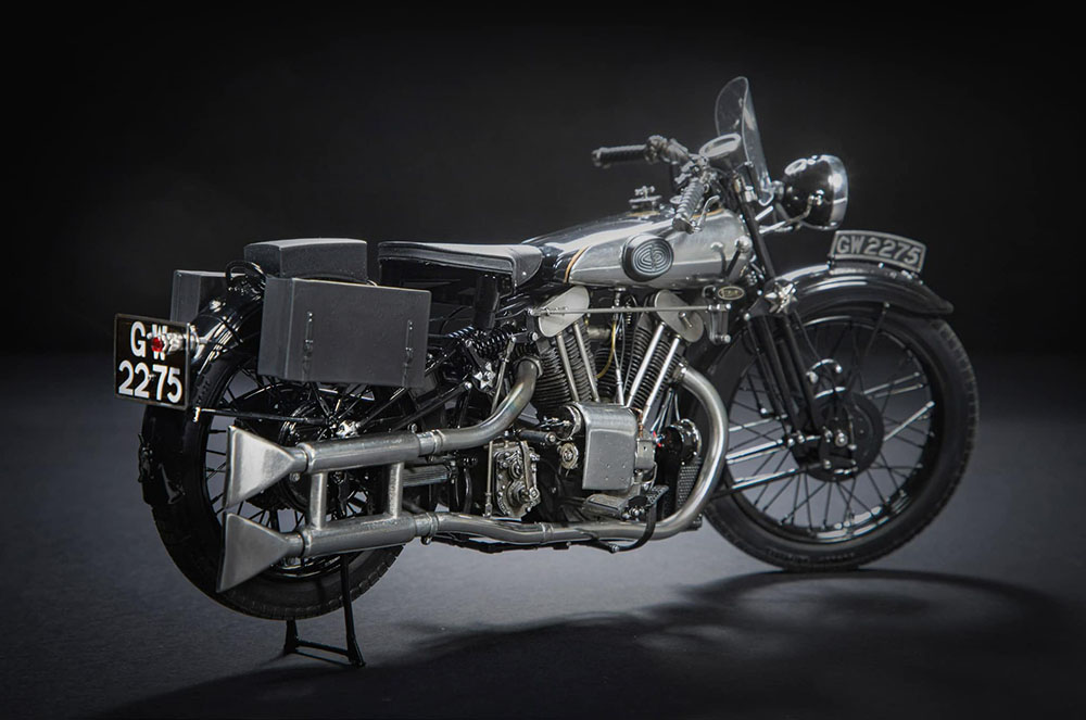 1/9scale Brough Superior SS100 built by Jarek Rydzynski