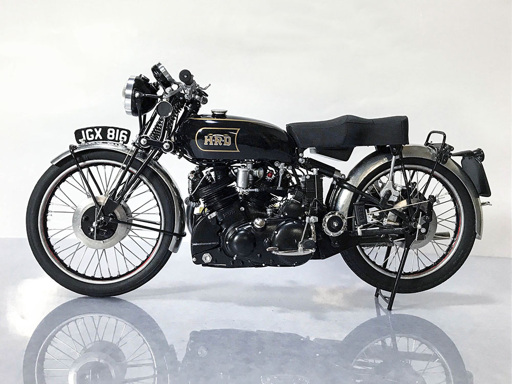 1/9scale HRD VINCENT BLACK SHADOW 1948 built by Michio Tsukamura