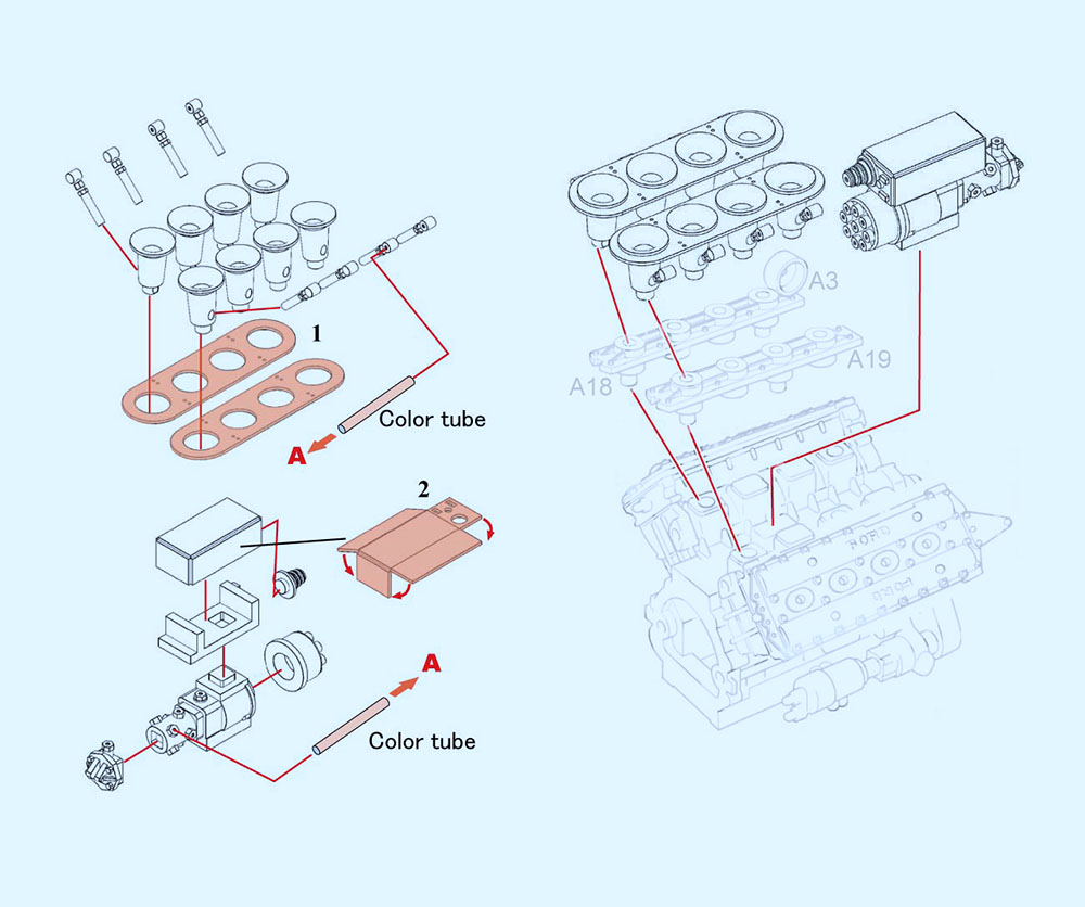 DFV funnel & distributor set