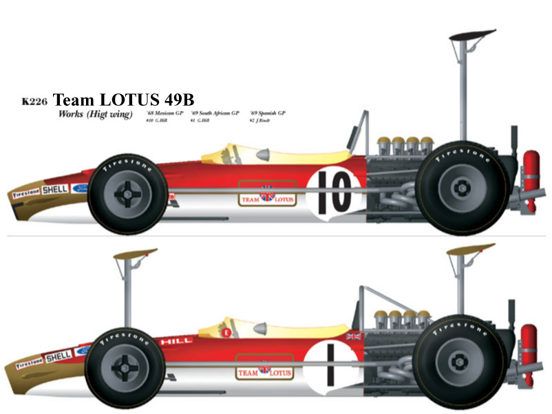 1/20scale Fulldetail Kit : Lotus 49B '68