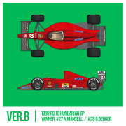 1/43scale : F1-89(640)