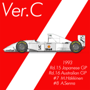 1/12scale Fulldetail Kit : McLaren MP4/8