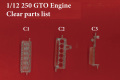 1/12scale Engine Kit : 250 GTO Engine